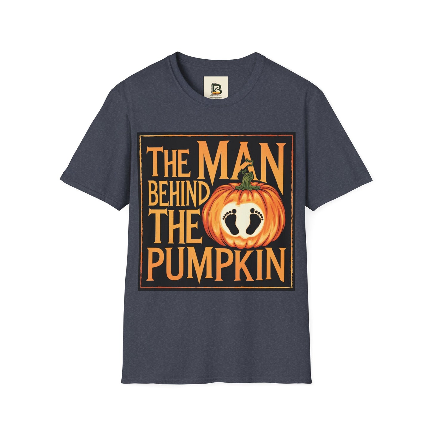 A poster for the man behind the pumpkin