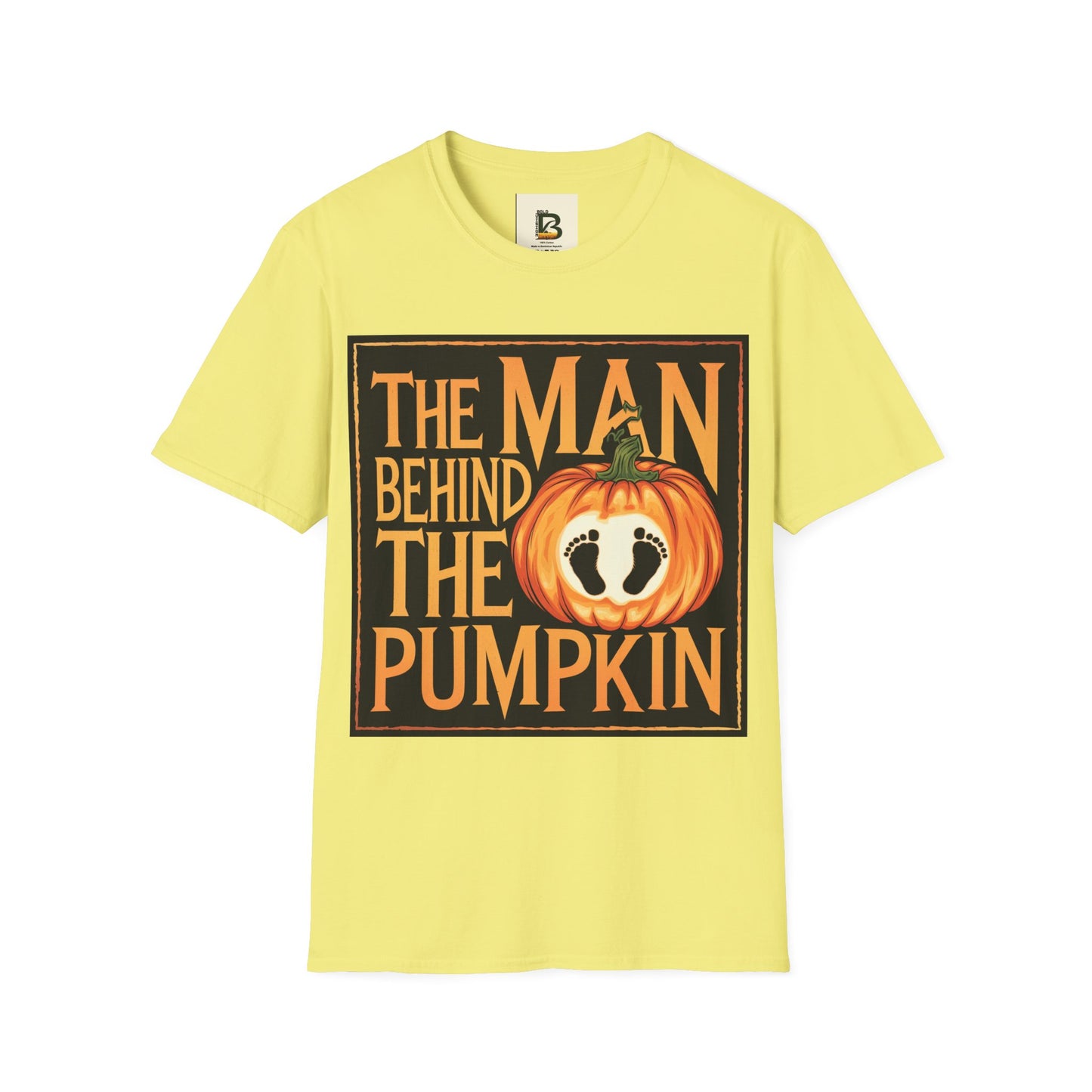 A poster for the man behind the pumpkin