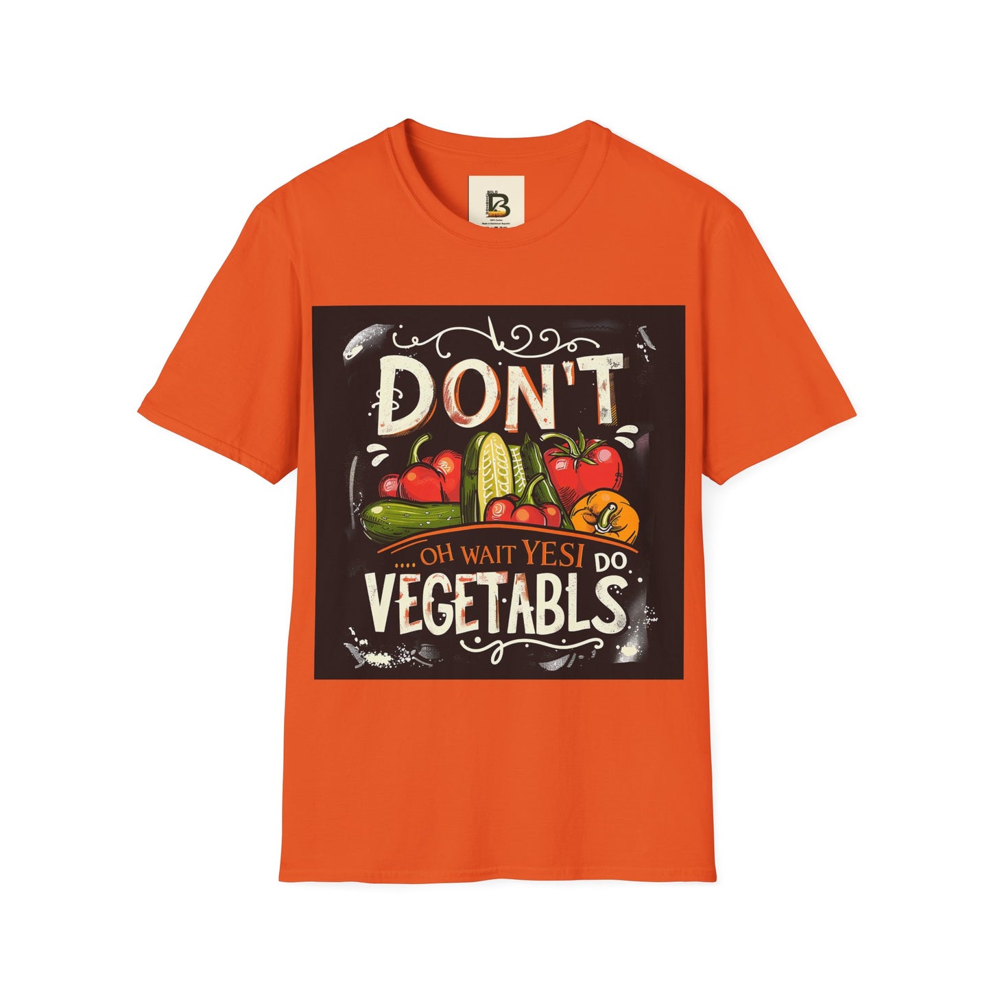 A chalkboard-style illustration featuring various vegetables