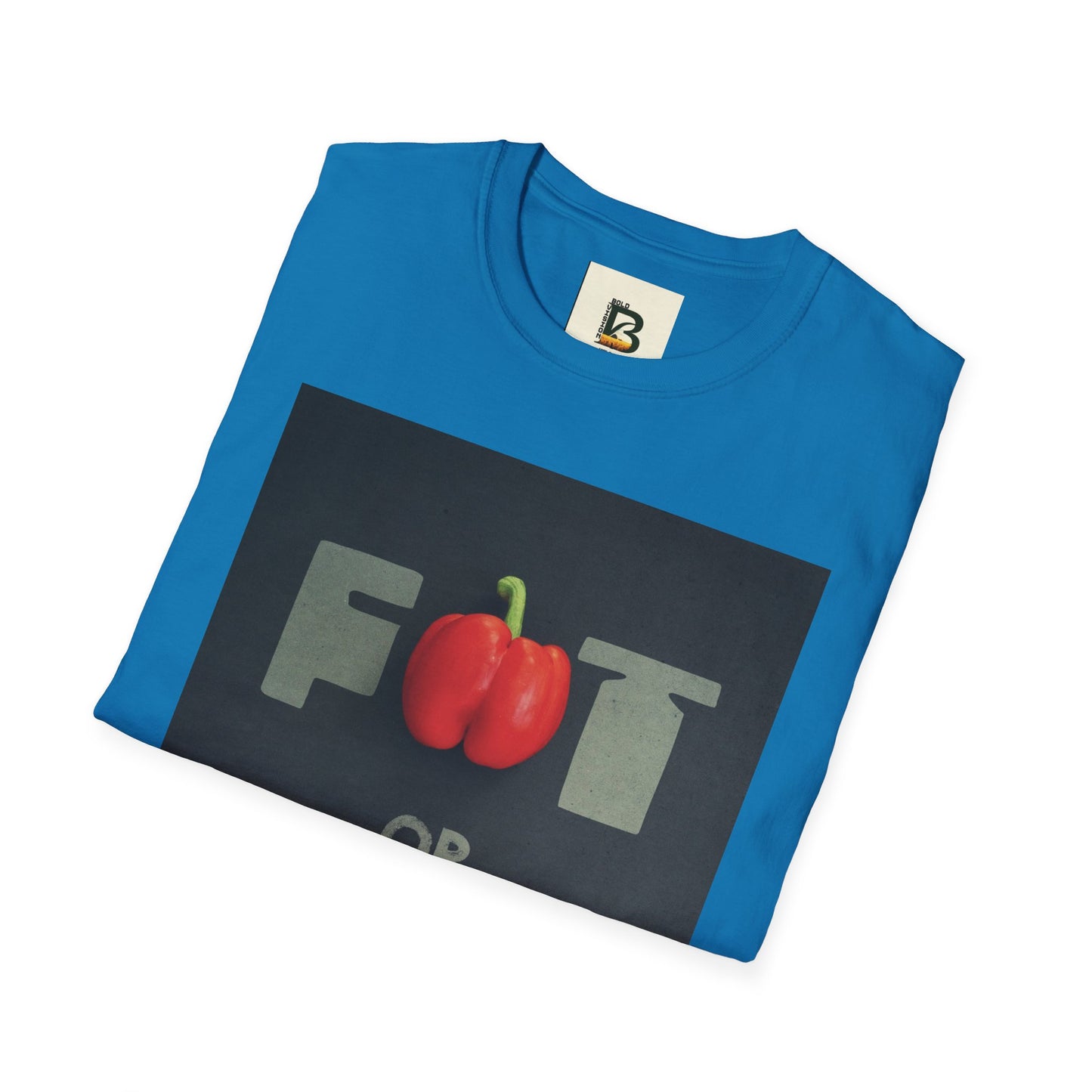Motivational message diet gym training exercise concept on black background with text fat or fit