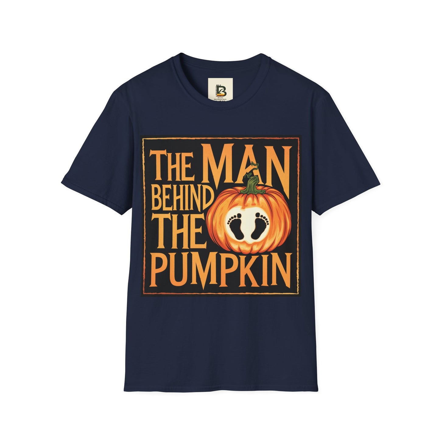 A poster for the man behind the pumpkin