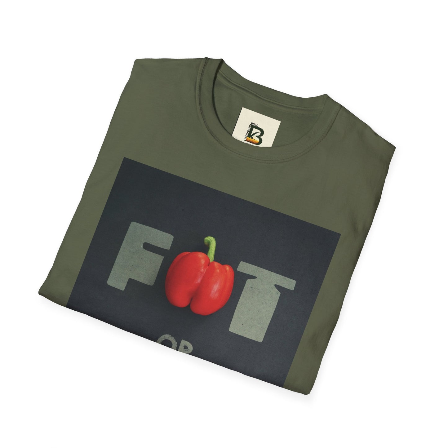 Motivational message diet gym training exercise concept on black background with text fat or fit