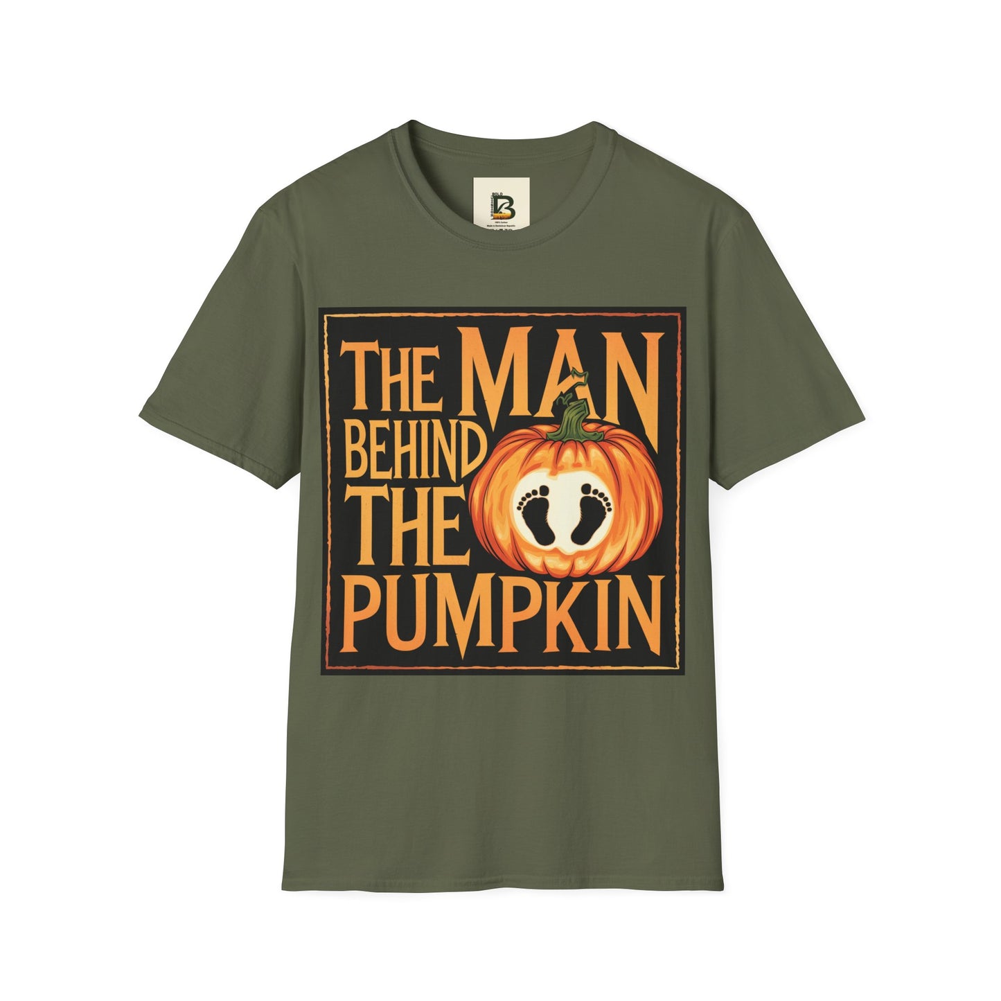 A poster for the man behind the pumpkin