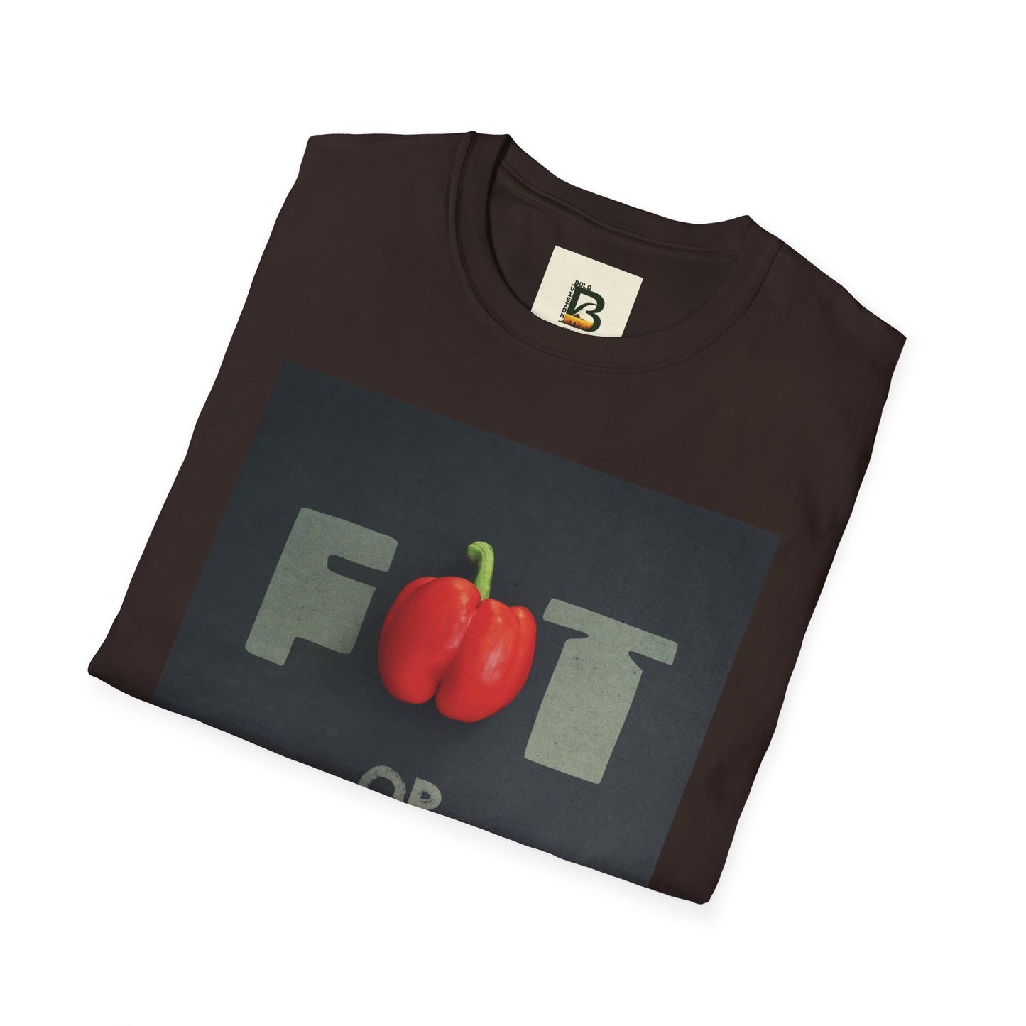 Motivational message diet gym training exercise concept on black background with text fat or fit