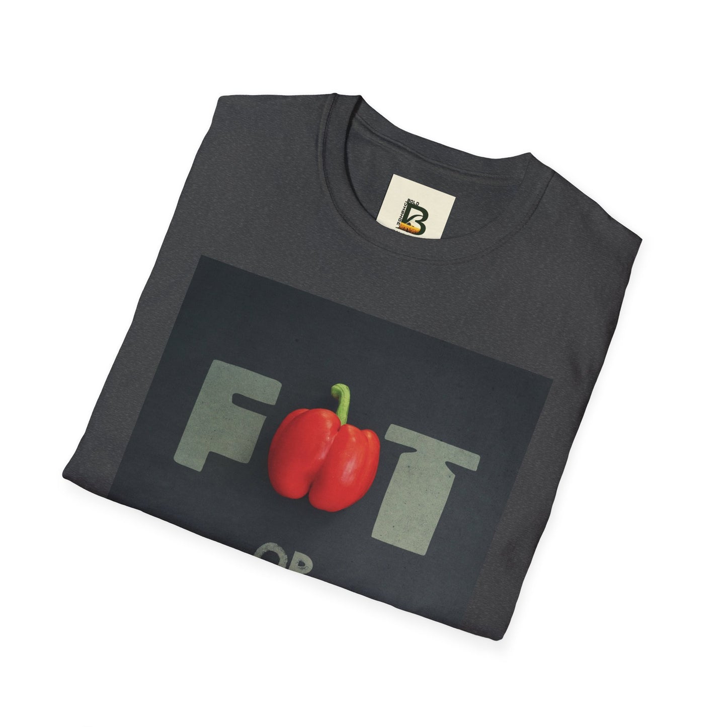 Motivational message diet gym training exercise concept on black background with text fat or fit