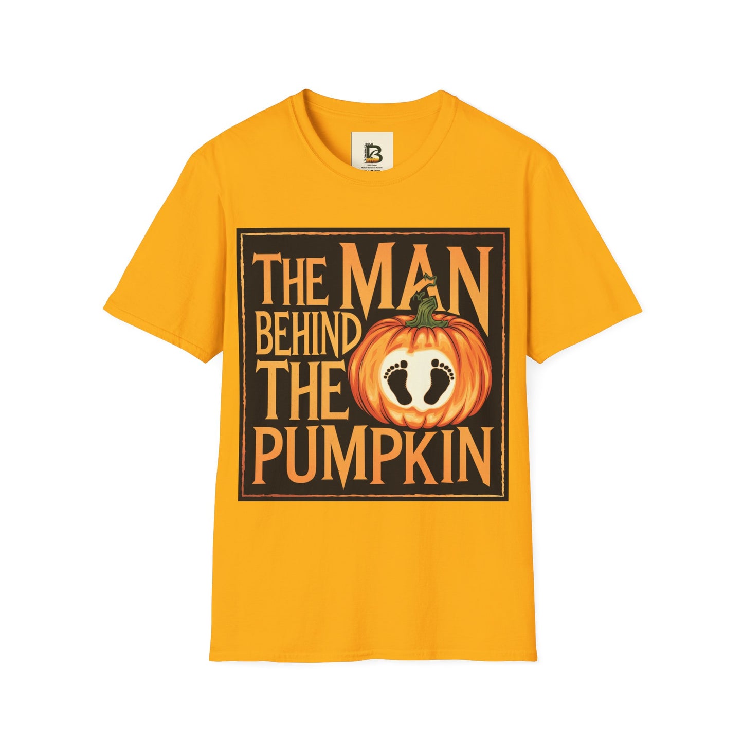 A poster for the man behind the pumpkin