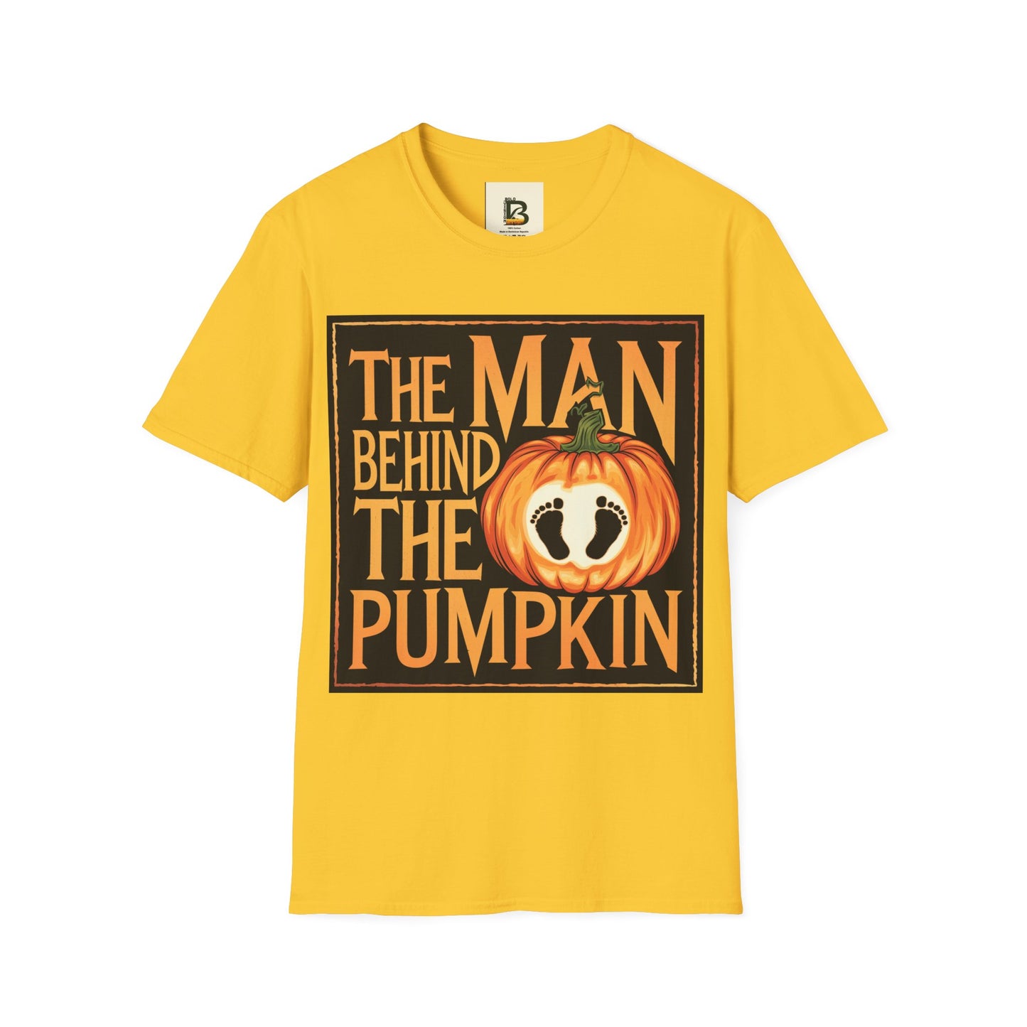A poster for the man behind the pumpkin