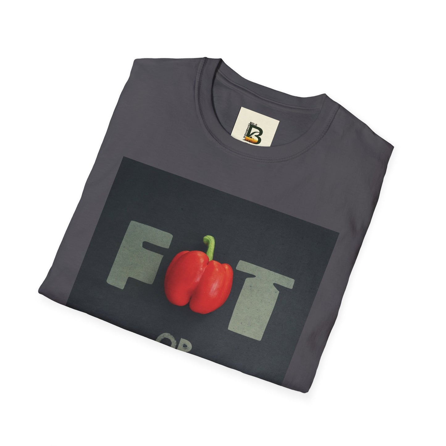 Motivational message diet gym training exercise concept on black background with text fat or fit