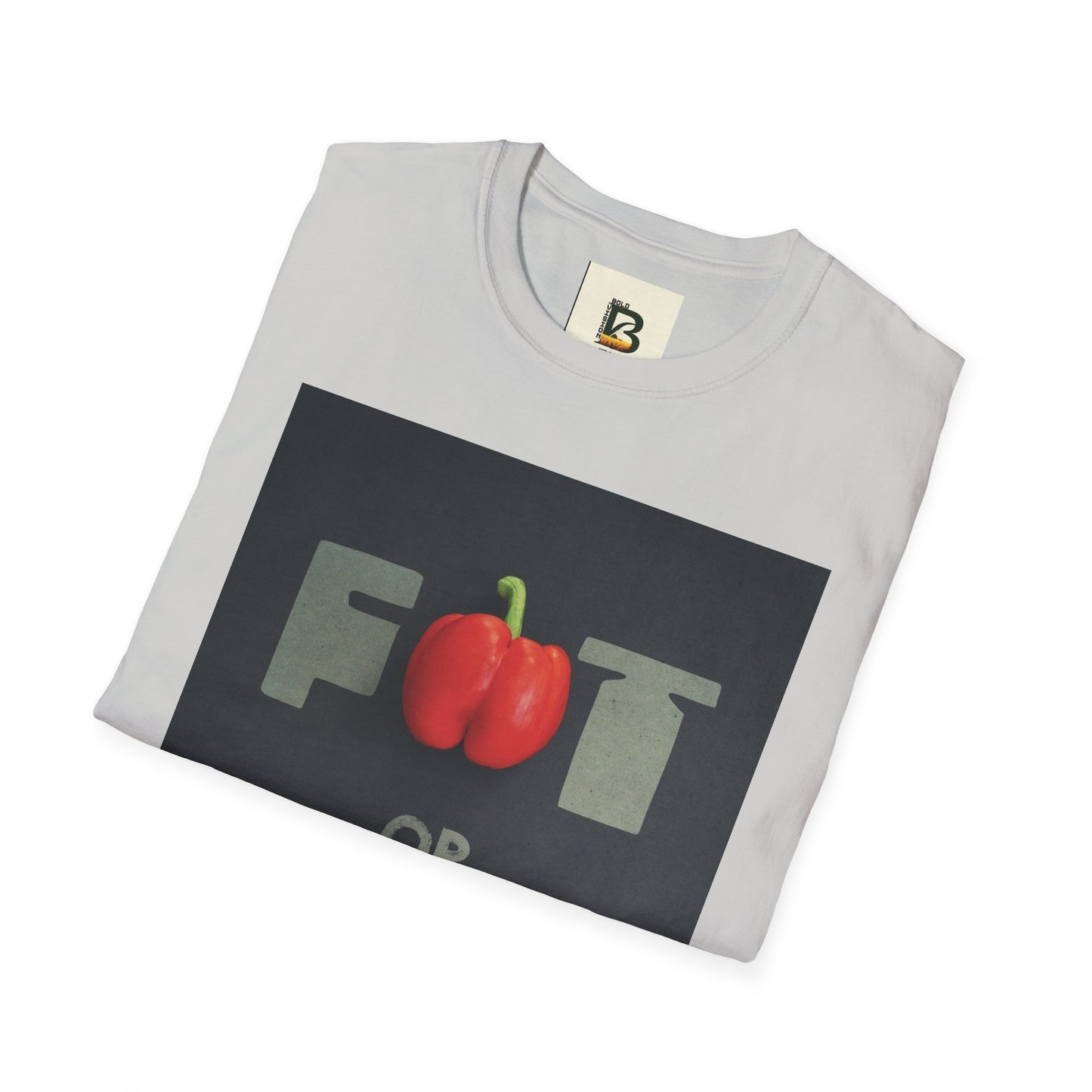 Motivational message diet gym training exercise concept on black background with text fat or fit