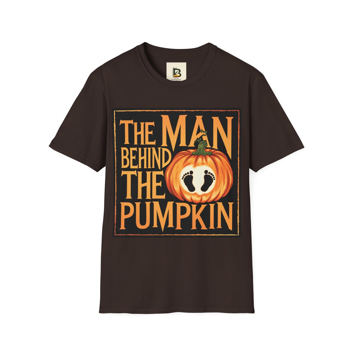 A poster for the man behind the pumpkin