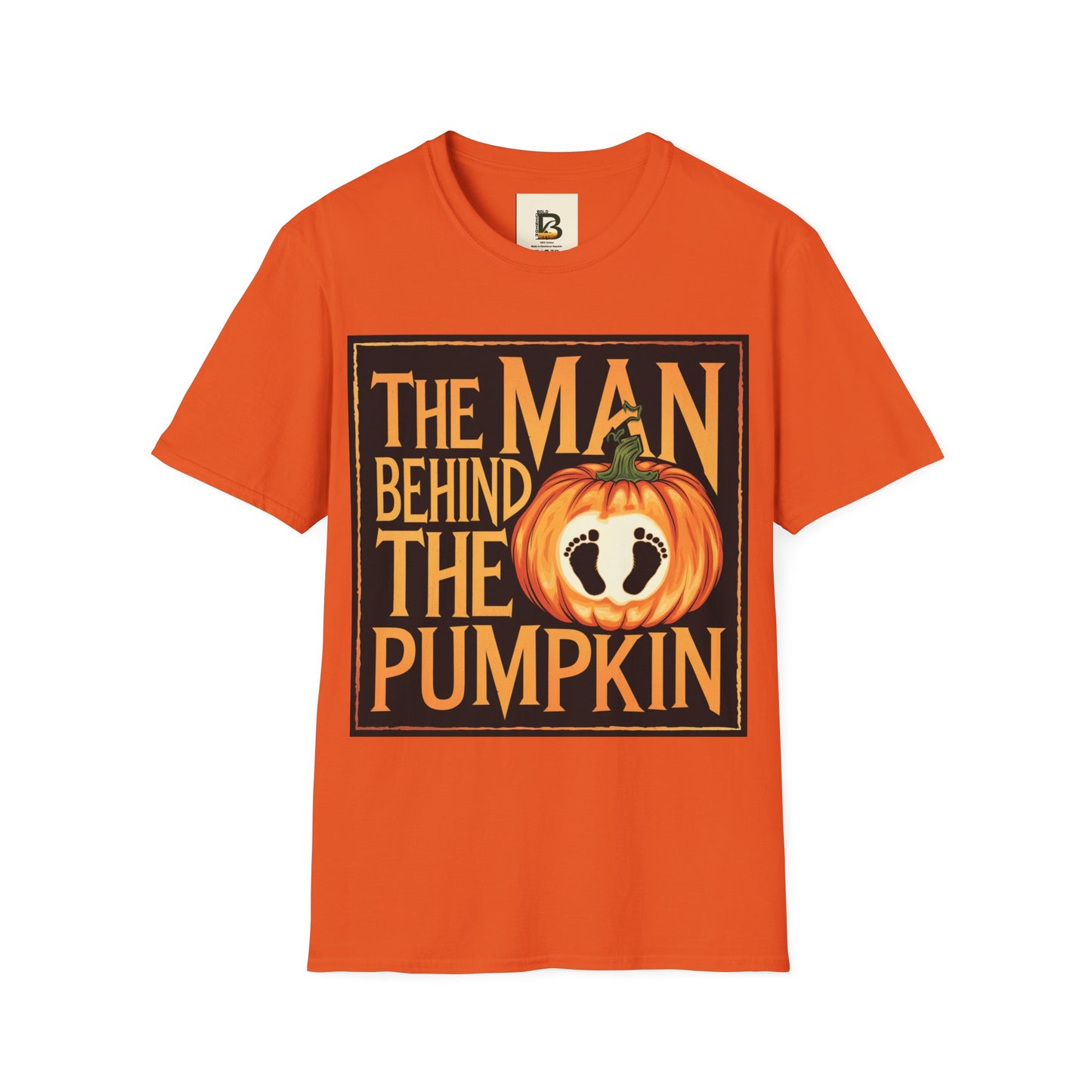 A poster for the man behind the pumpkin
