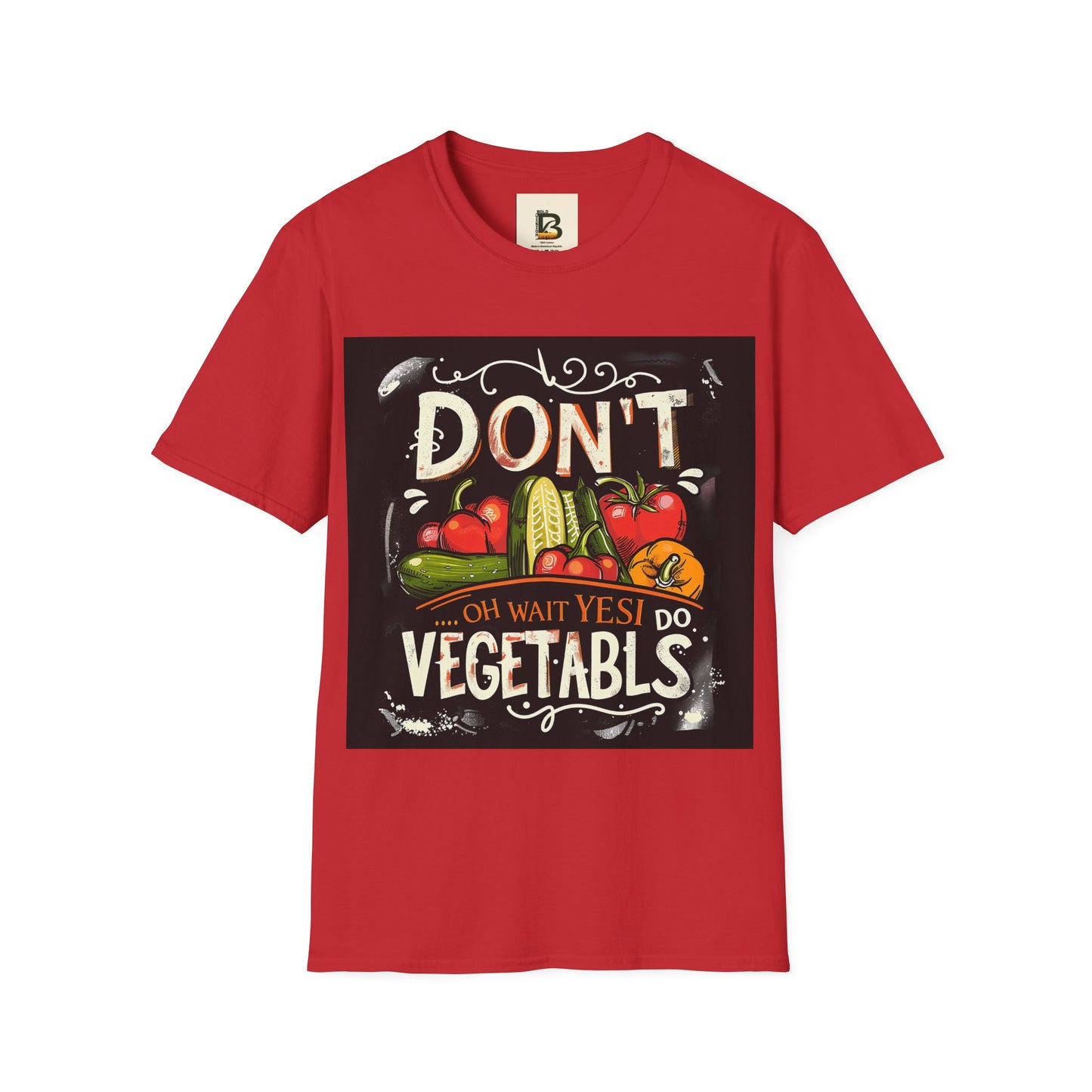 A chalkboard-style illustration featuring various vegetables
