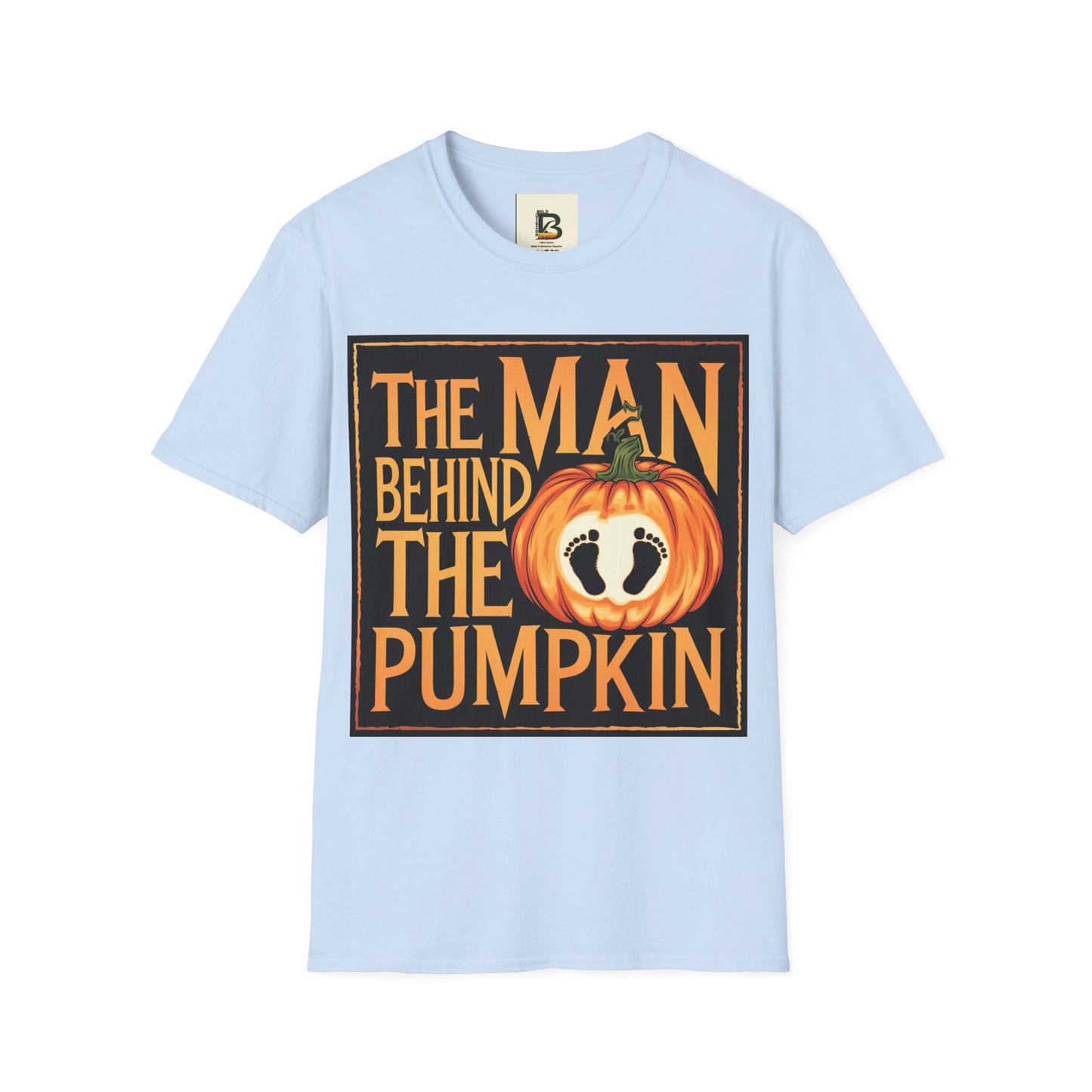 A poster for the man behind the pumpkin