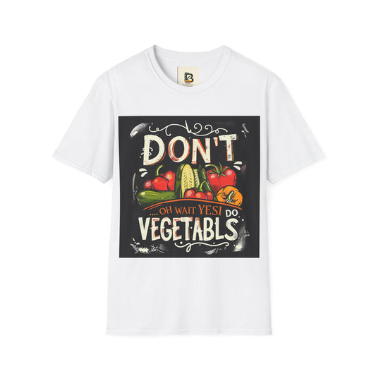 A chalkboard-style illustration featuring various vegetables