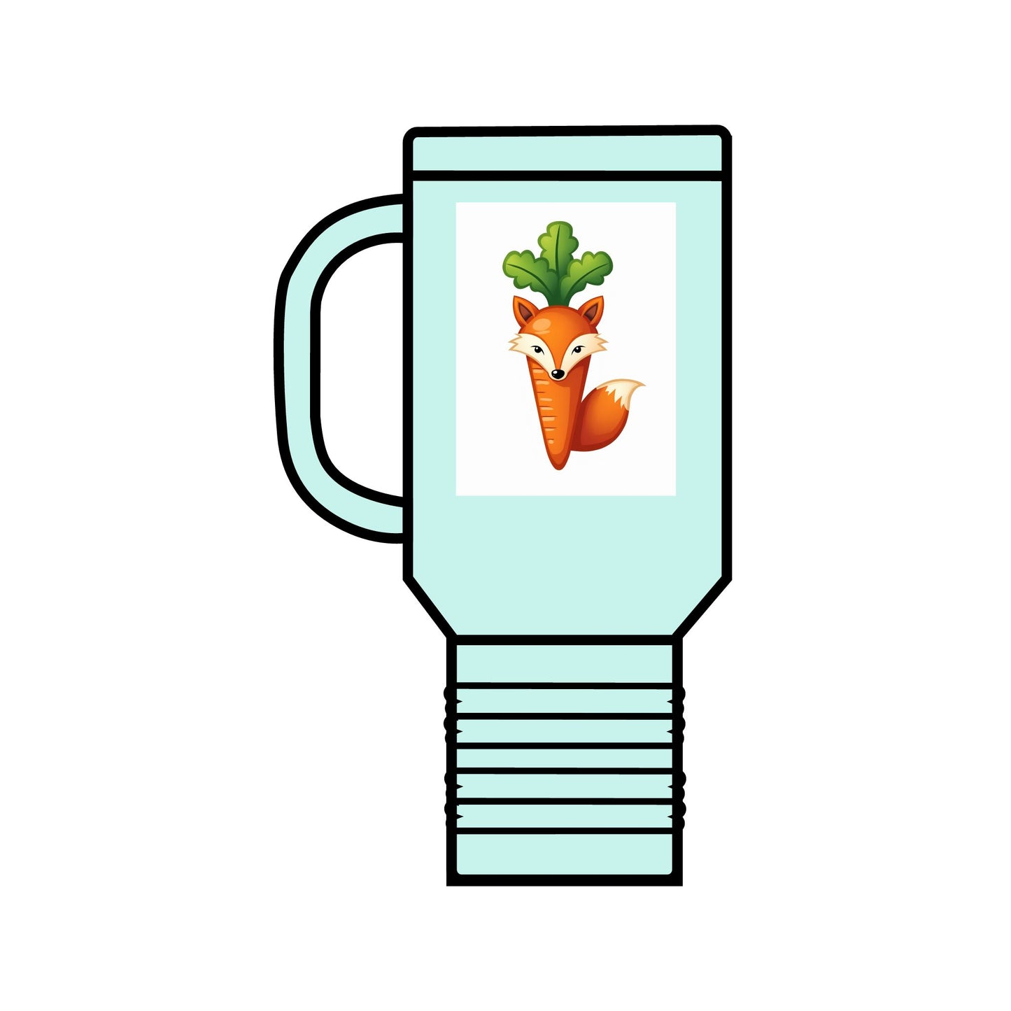 Pineapple Owl Insulated Travel Mug - 40oz, Perfect for Adventures and Gifting