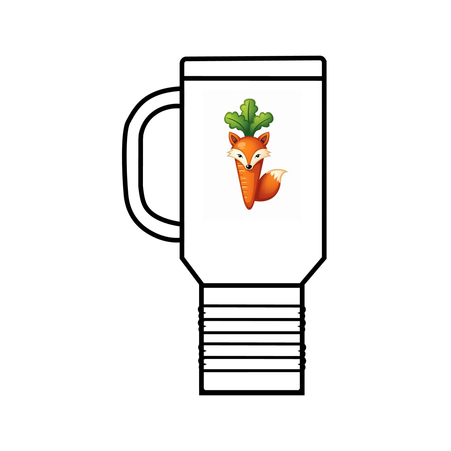 Pineapple Owl Insulated Travel Mug - 40oz, Perfect for Adventures and Gifting