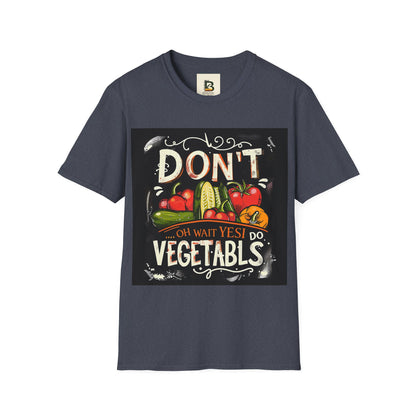 A chalkboard-style illustration featuring various vegetables
