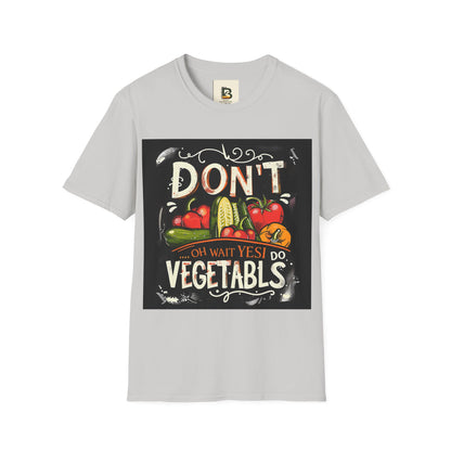 A chalkboard-style illustration featuring various vegetables