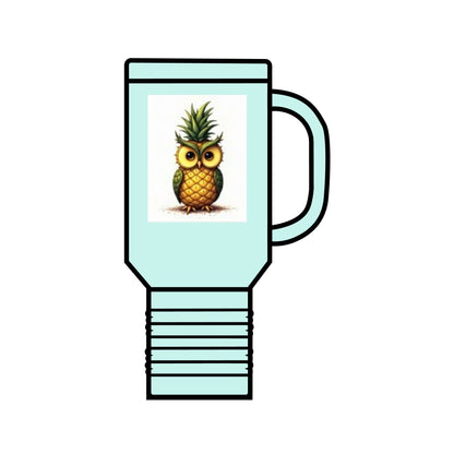 Pineapple Owl Insulated Travel Mug - 40oz, Perfect for Adventures and Gifting