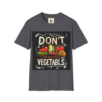 A chalkboard-style illustration featuring various vegetables