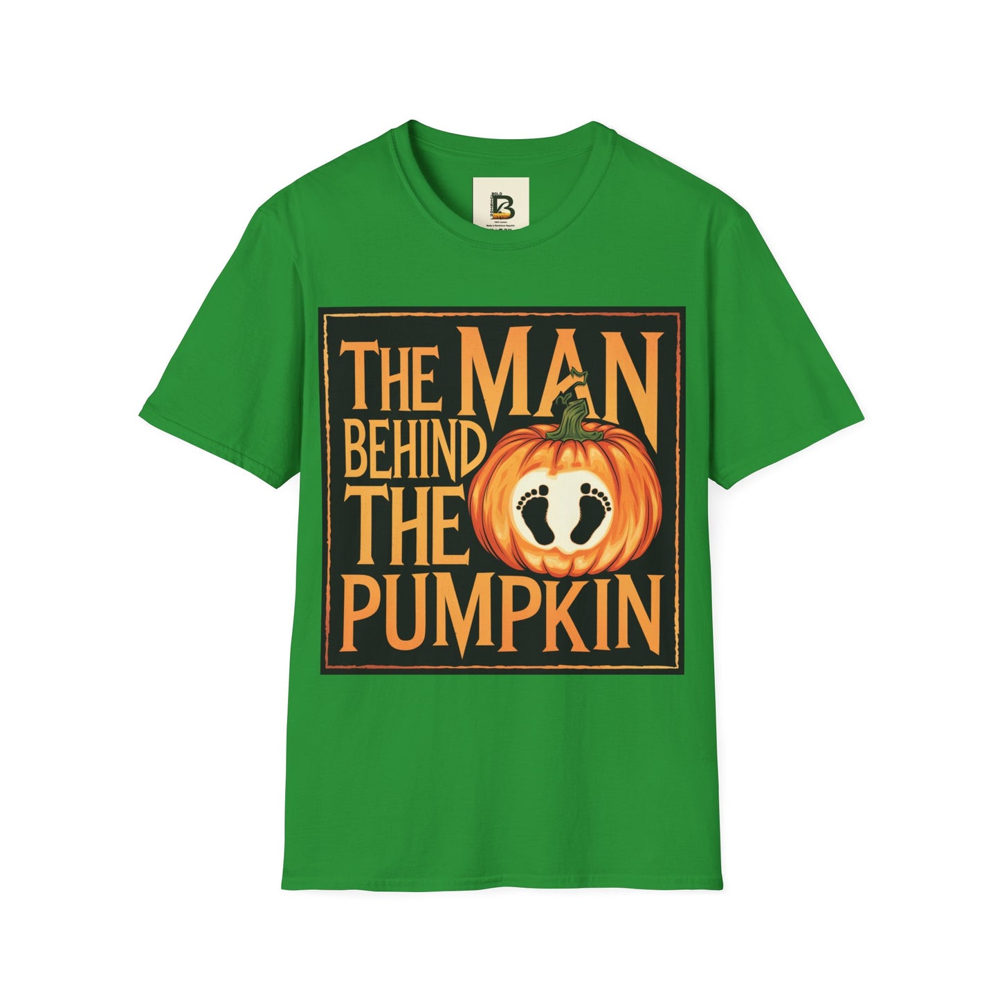 A poster for the man behind the pumpkin